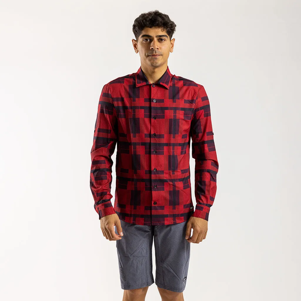 Men's Long Sleeve Adventure Shirt (Bloodstone)