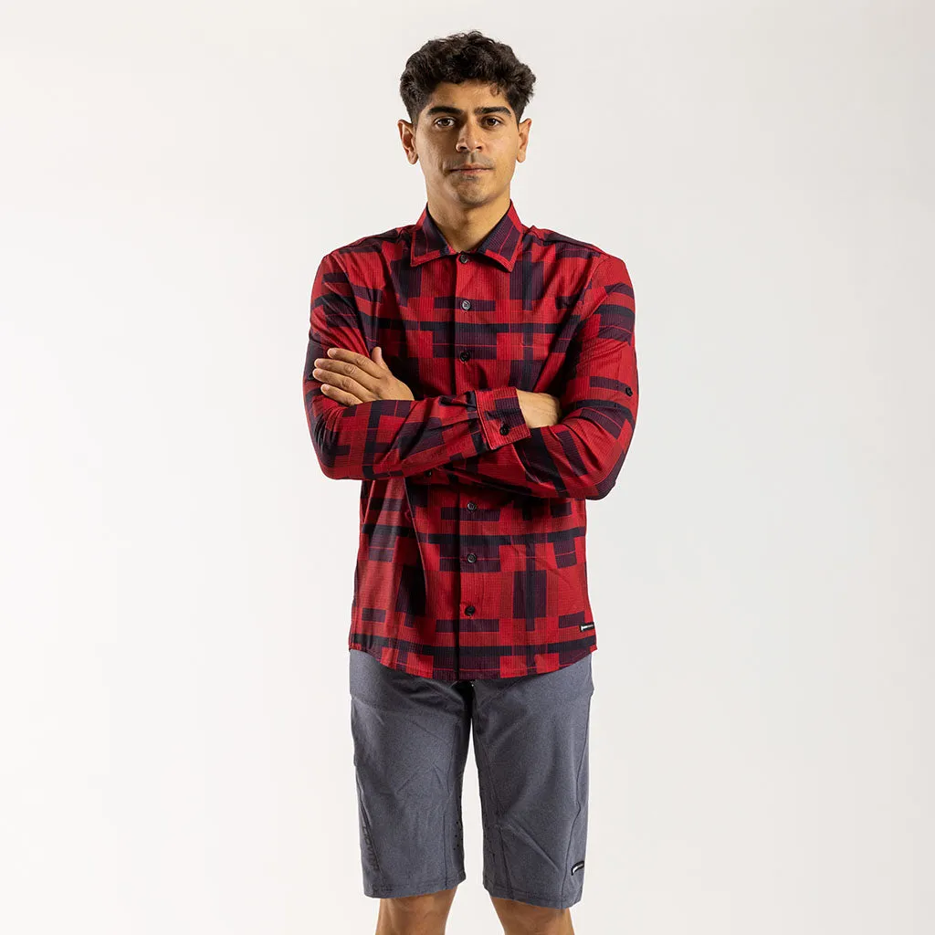 Men's Long Sleeve Adventure Shirt (Bloodstone)