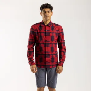 Men's Long Sleeve Adventure Shirt (Bloodstone)
