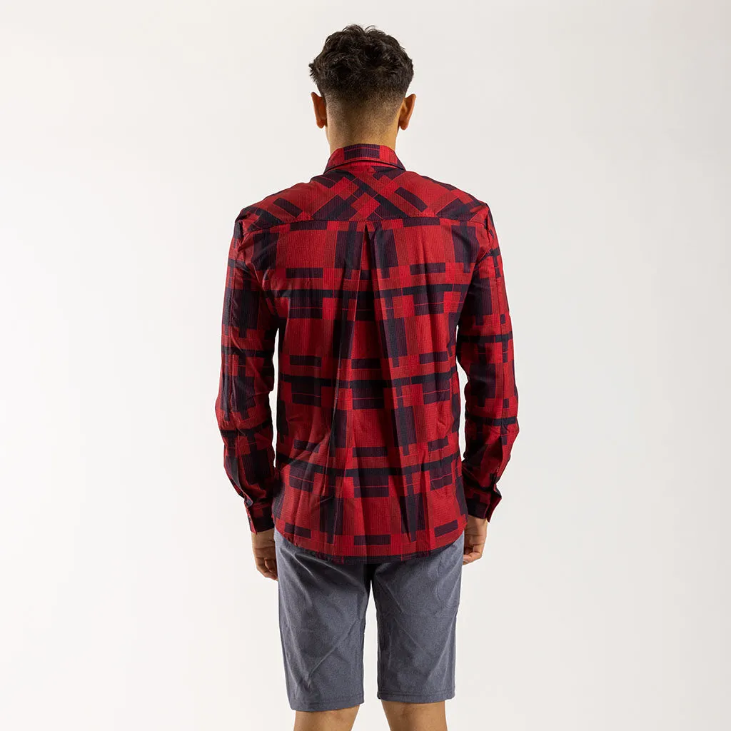 Men's Long Sleeve Adventure Shirt (Bloodstone)