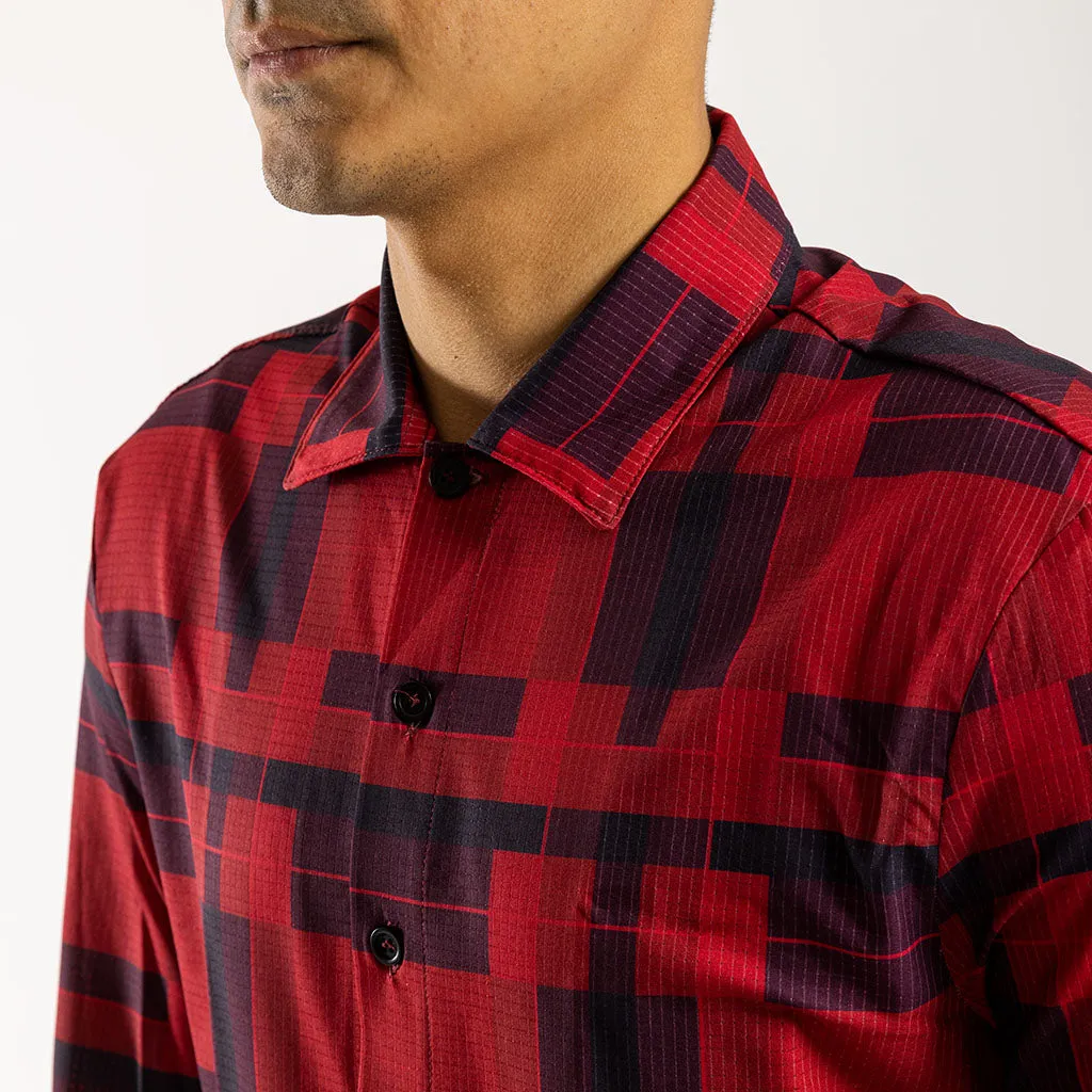 Men's Long Sleeve Adventure Shirt (Bloodstone)