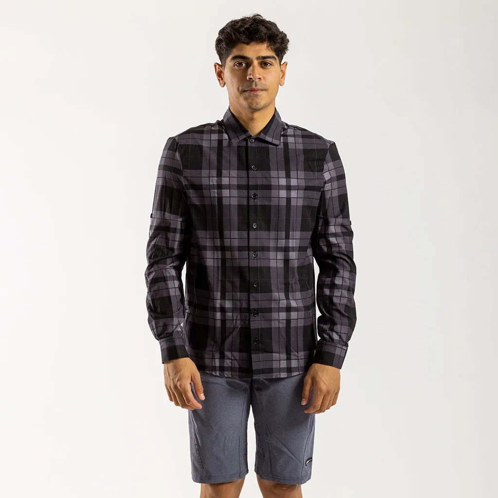 Men's Long Sleeve Adventure Shirt (Charcoal)