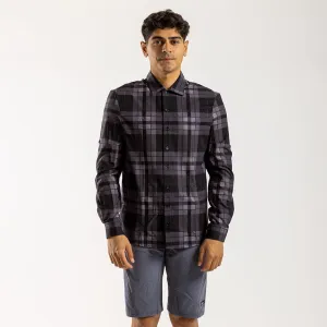 Men's Long Sleeve Adventure Shirt (Charcoal)