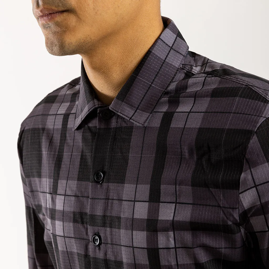 Men's Long Sleeve Adventure Shirt (Charcoal)