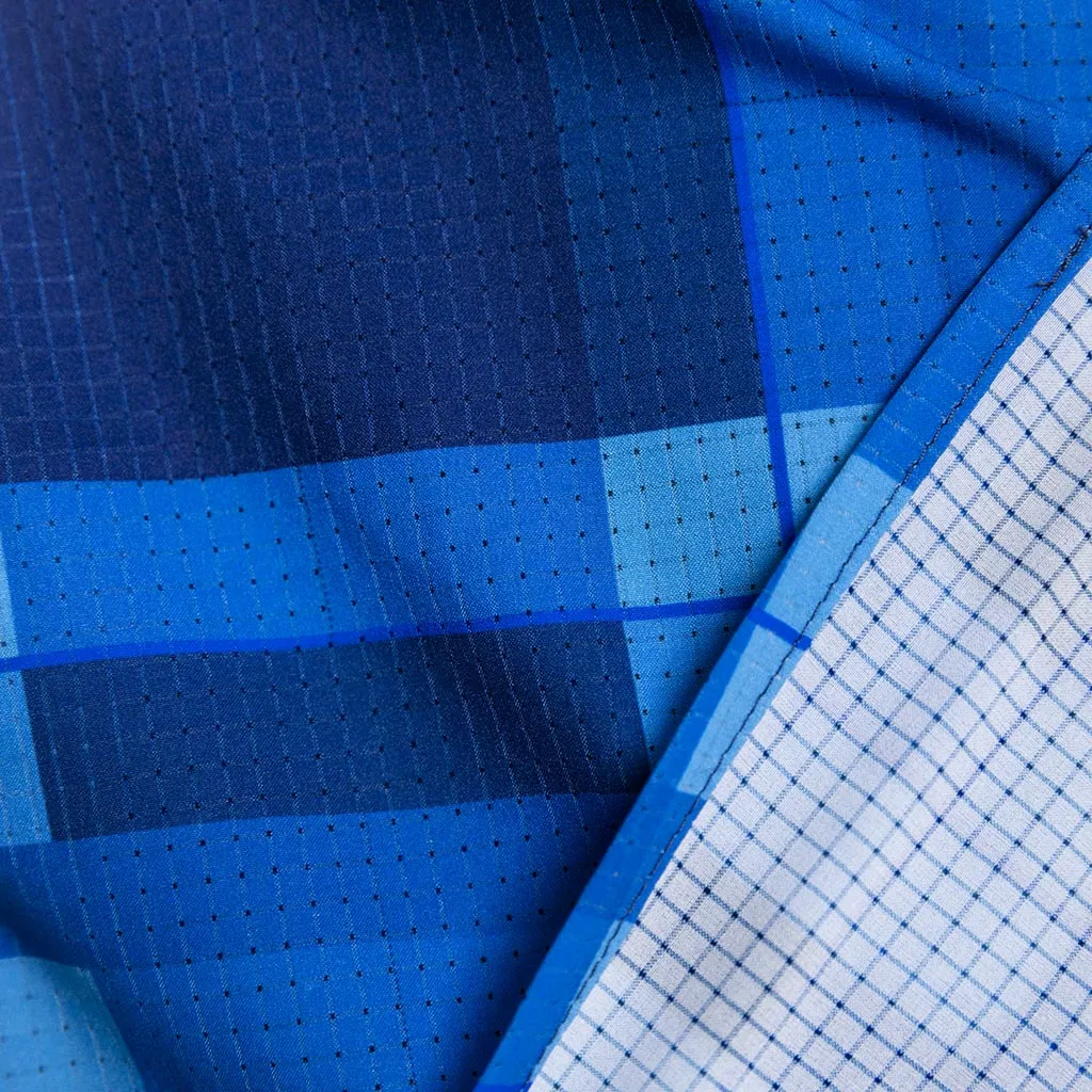 Men's Long Sleeve Adventure Shirt (Cyan)