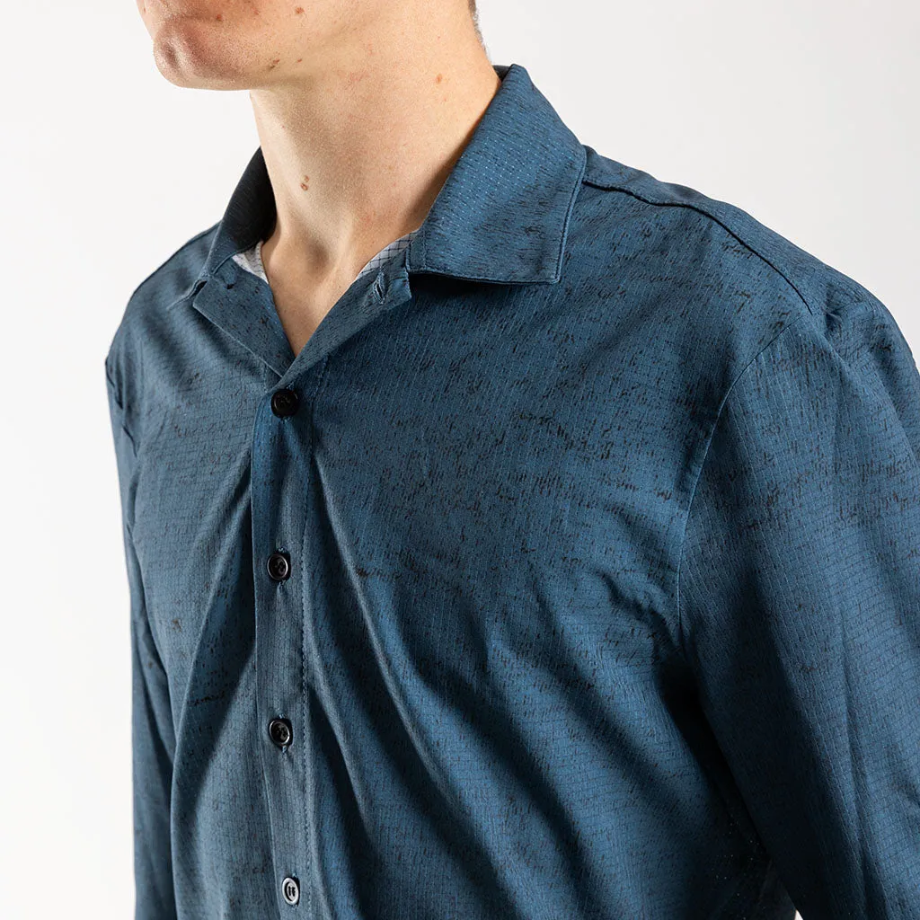 Men's Long Sleeve Adventure Shirt (Sea Melange)
