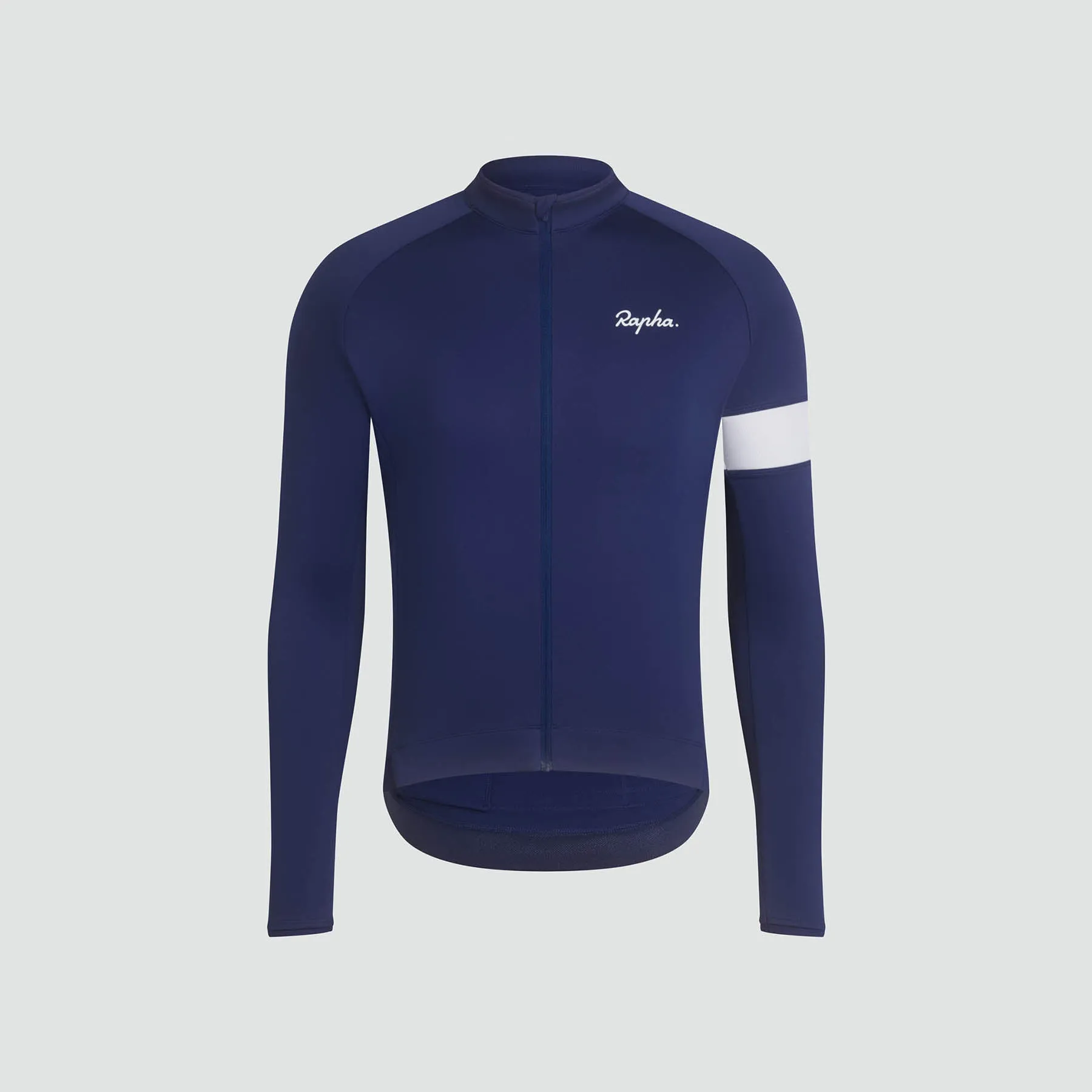 Men's Long Sleeve Core Jersey - Navy/White