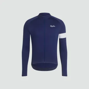 Men's Long Sleeve Core Jersey - Navy/White