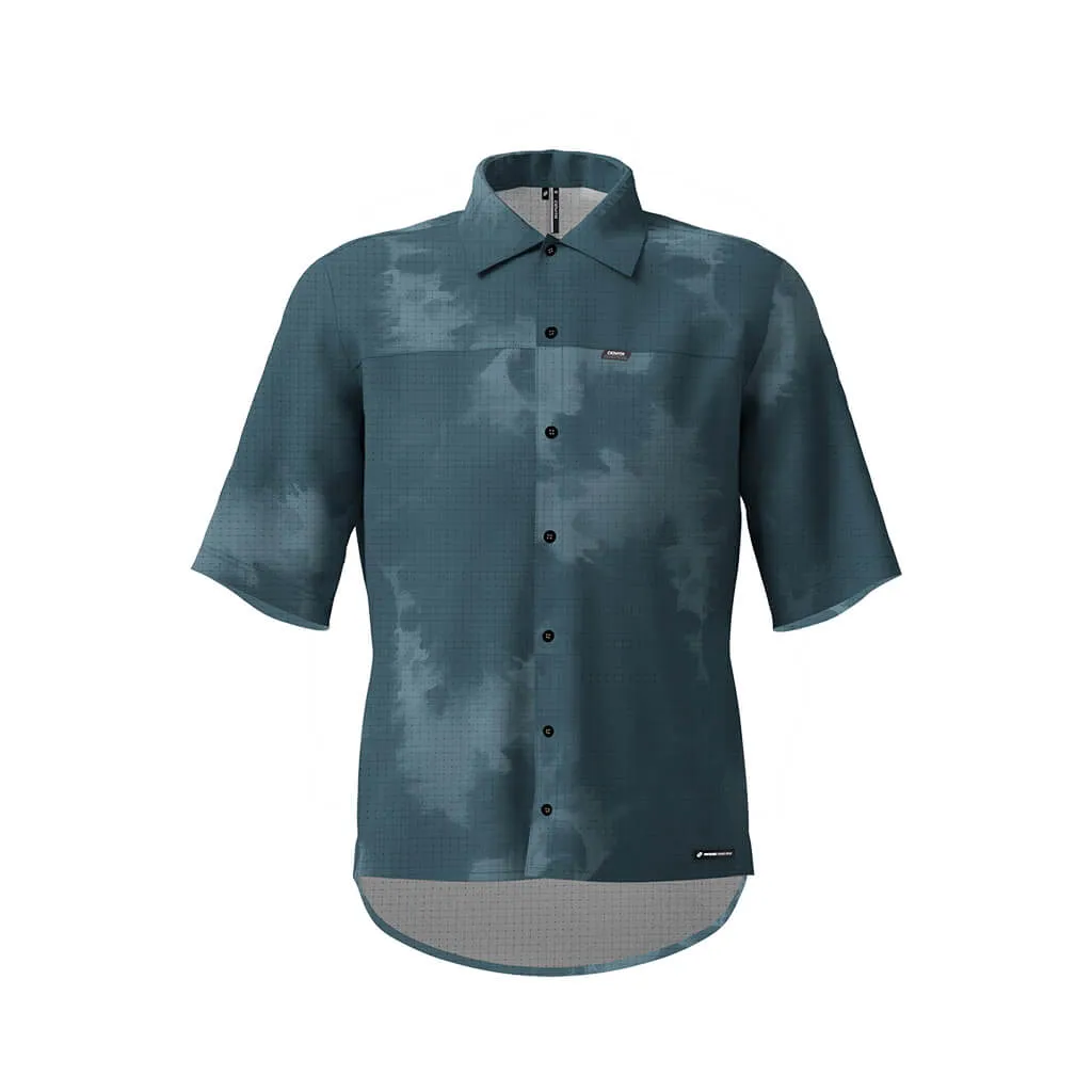 Men's Short Sleeve Adventure Shirt (Blue Elemental)
