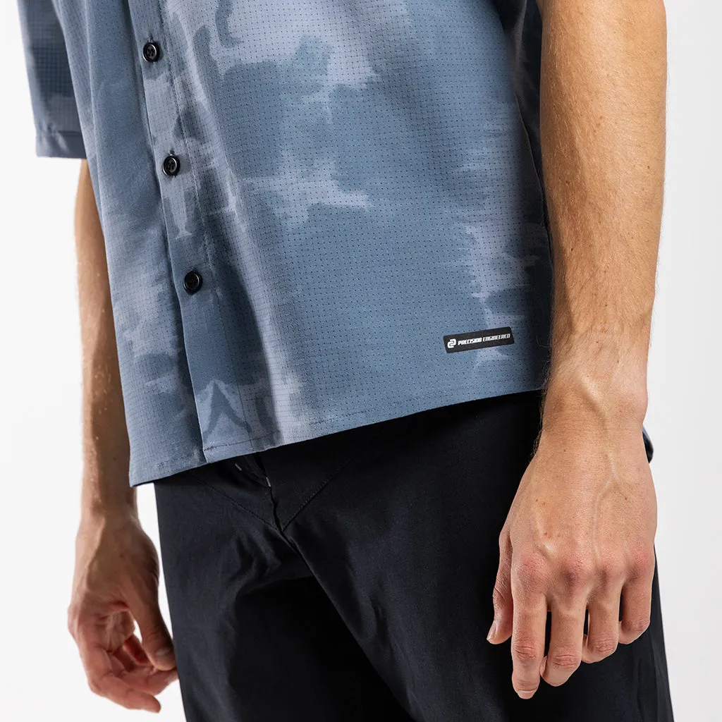 Men's Short Sleeve Adventure Shirt (Blue Elemental)