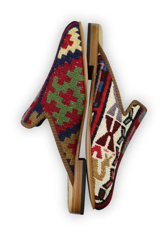 Men's Sumak Kilim Slippers - Size 10