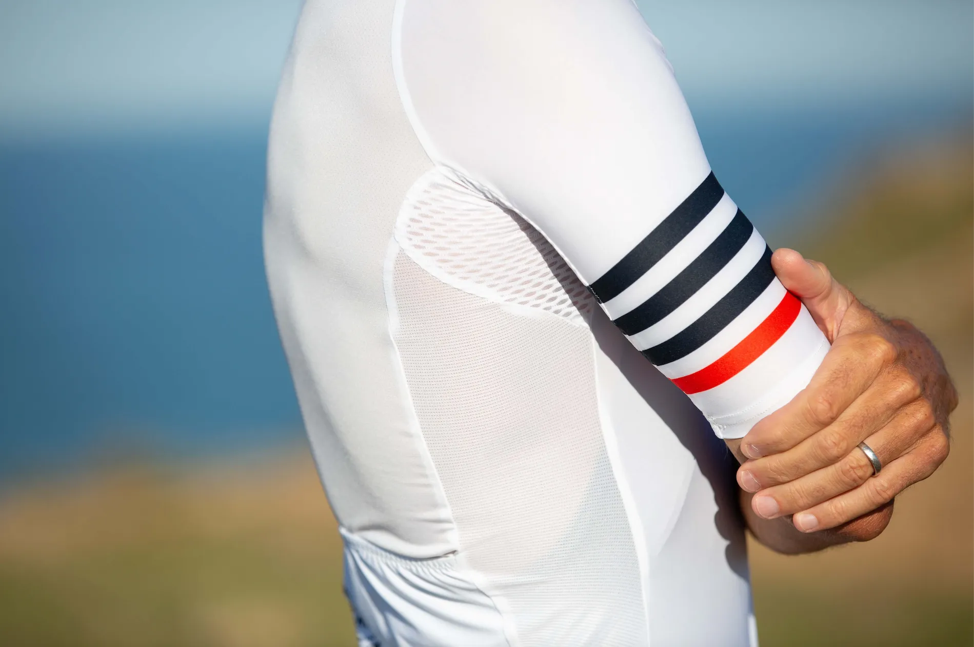Mix n Stripes Jersey White