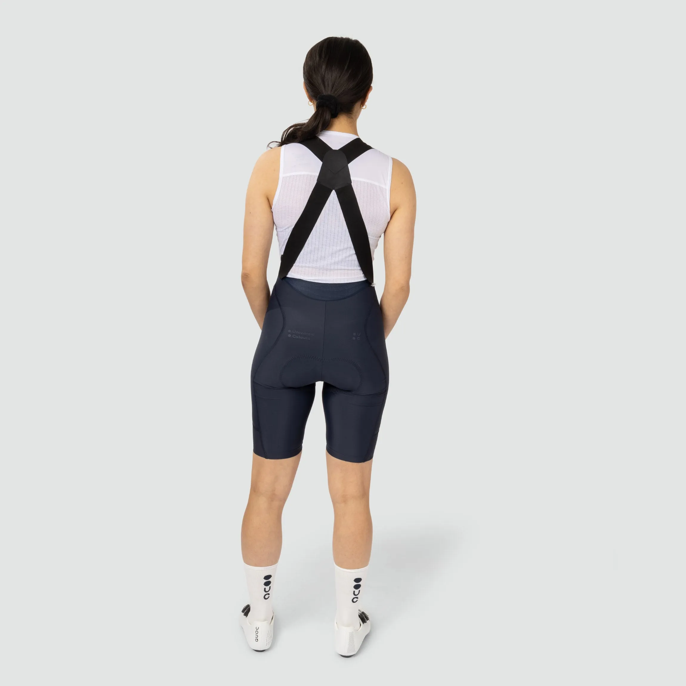 Mono Womens Bib Short - UC Navy