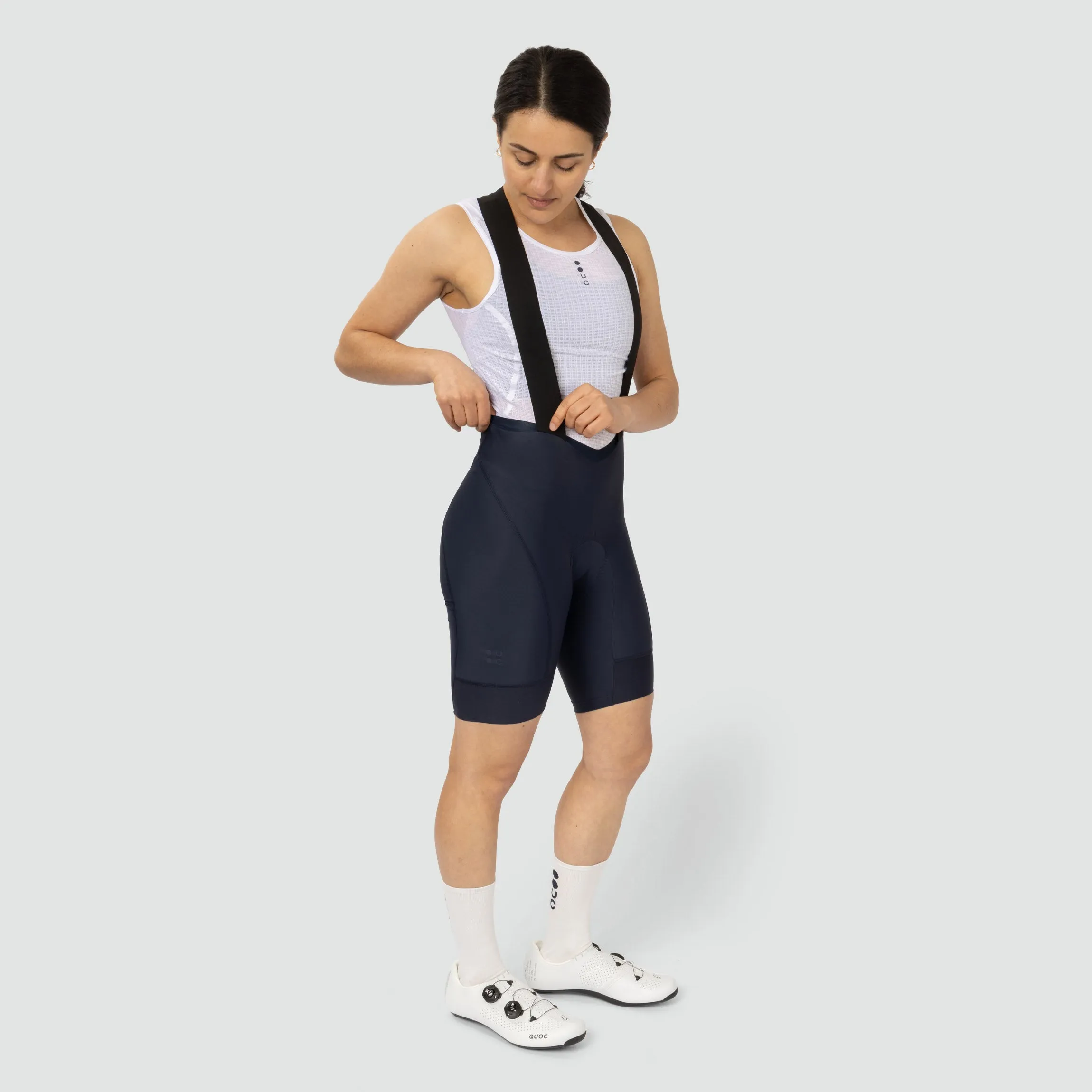 Mono Womens Bib Short - UC Navy