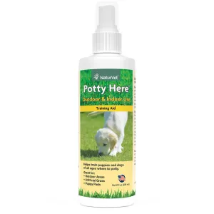 NaturVet Potty Here 236ml Dog Training Spray
