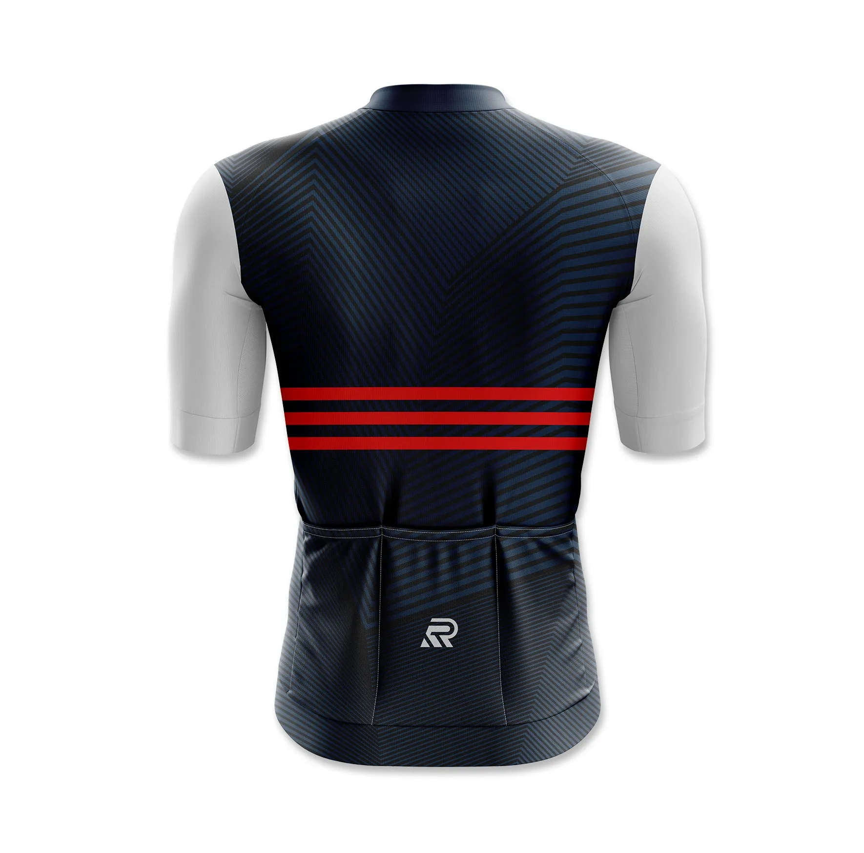 Navy Seamless Cycling Jersey