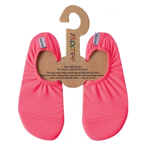 Neon Fuchsia Kids Slipfree Shoes