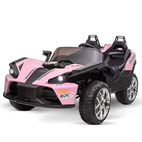 New 2025 | 12V Ride on Car | 2 Seater Kids Ride on Racing Sports Car | Slingshot | Upgraded | Remote | 4 Wheeler