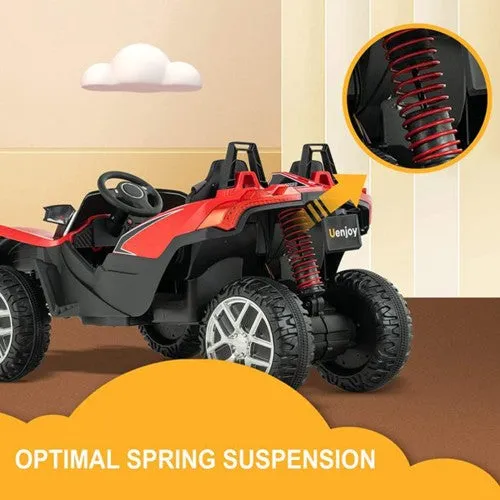 New 2025 | 12V Ride on Car | 2 Seater Kids Ride on Racing Sports Car | Slingshot | Upgraded | Remote | 4 Wheeler