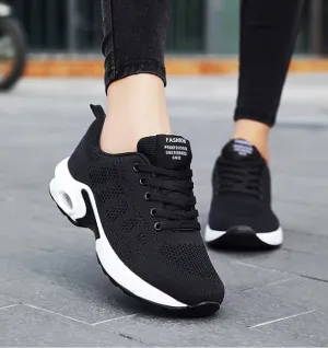 New Musabela Orthopedic Sneakers for Women,Ortho Pro - The Most Comfortable Orthopedic Shoes,Lightweight Fashion Sport Sneakers,Casual Walking Air Cushion Shoes Black, Sz 7