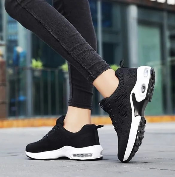 New Musabela Orthopedic Sneakers for Women,Ortho Pro - The Most Comfortable Orthopedic Shoes,Lightweight Fashion Sport Sneakers,Casual Walking Air Cushion Shoes Black, Sz 7