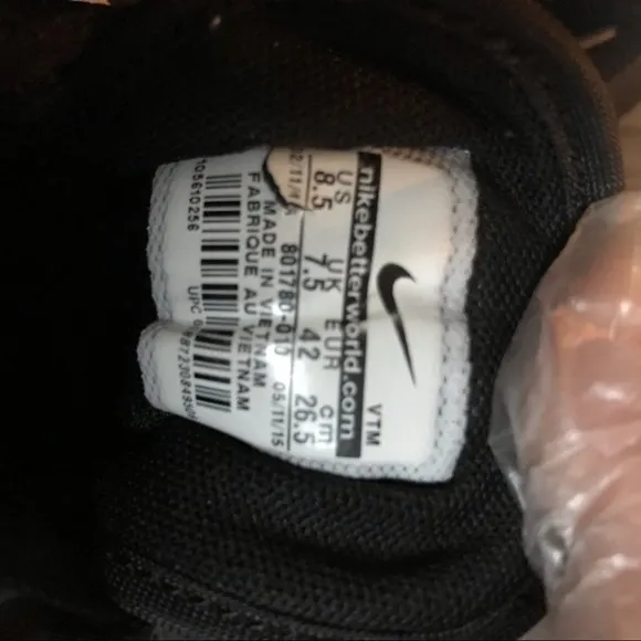 Nike Elite‎ Shinsen Black Sail Sneakers Size 8.5
