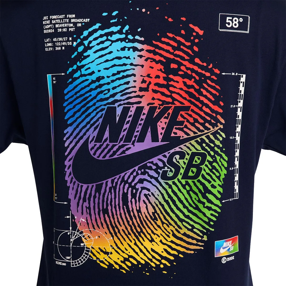 Nike SB - Thumbprint Tee Navy