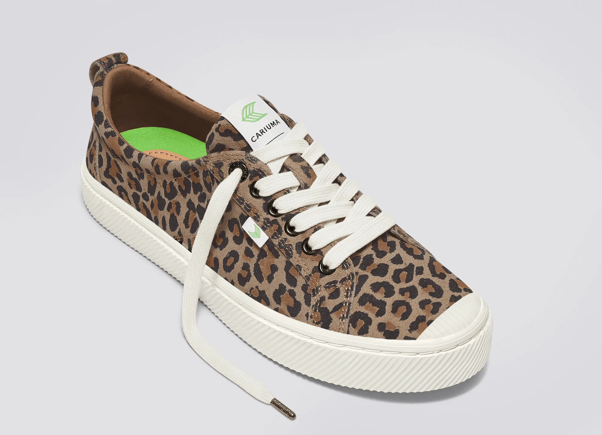 OCA Low Leopard Print Suede Sneaker Men