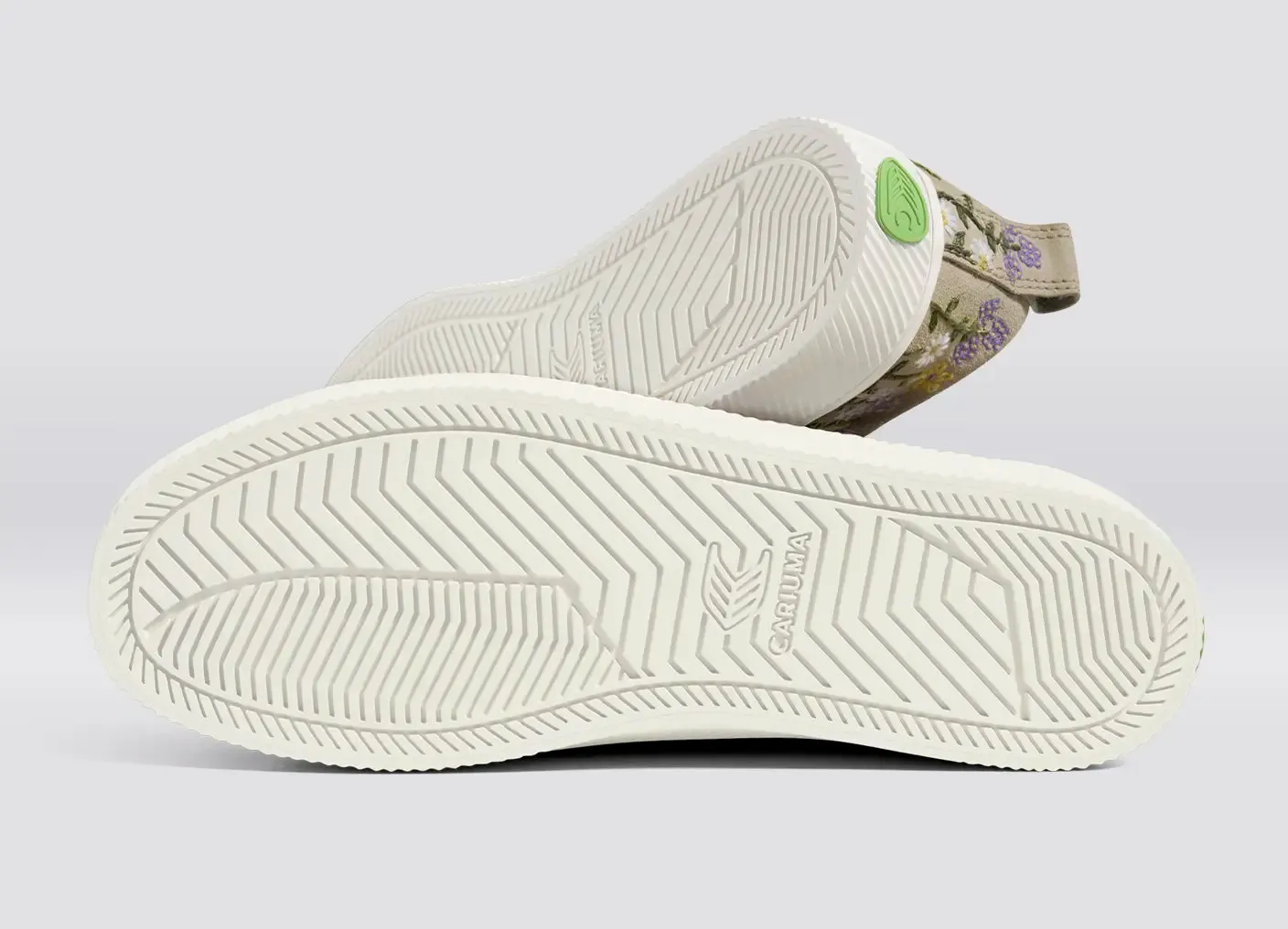 OCA Low Sand Suede Embroidered Flowers Sneaker Men