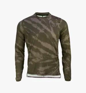 Off Grid / Gravel Tech LS Tee - Khaki Dye