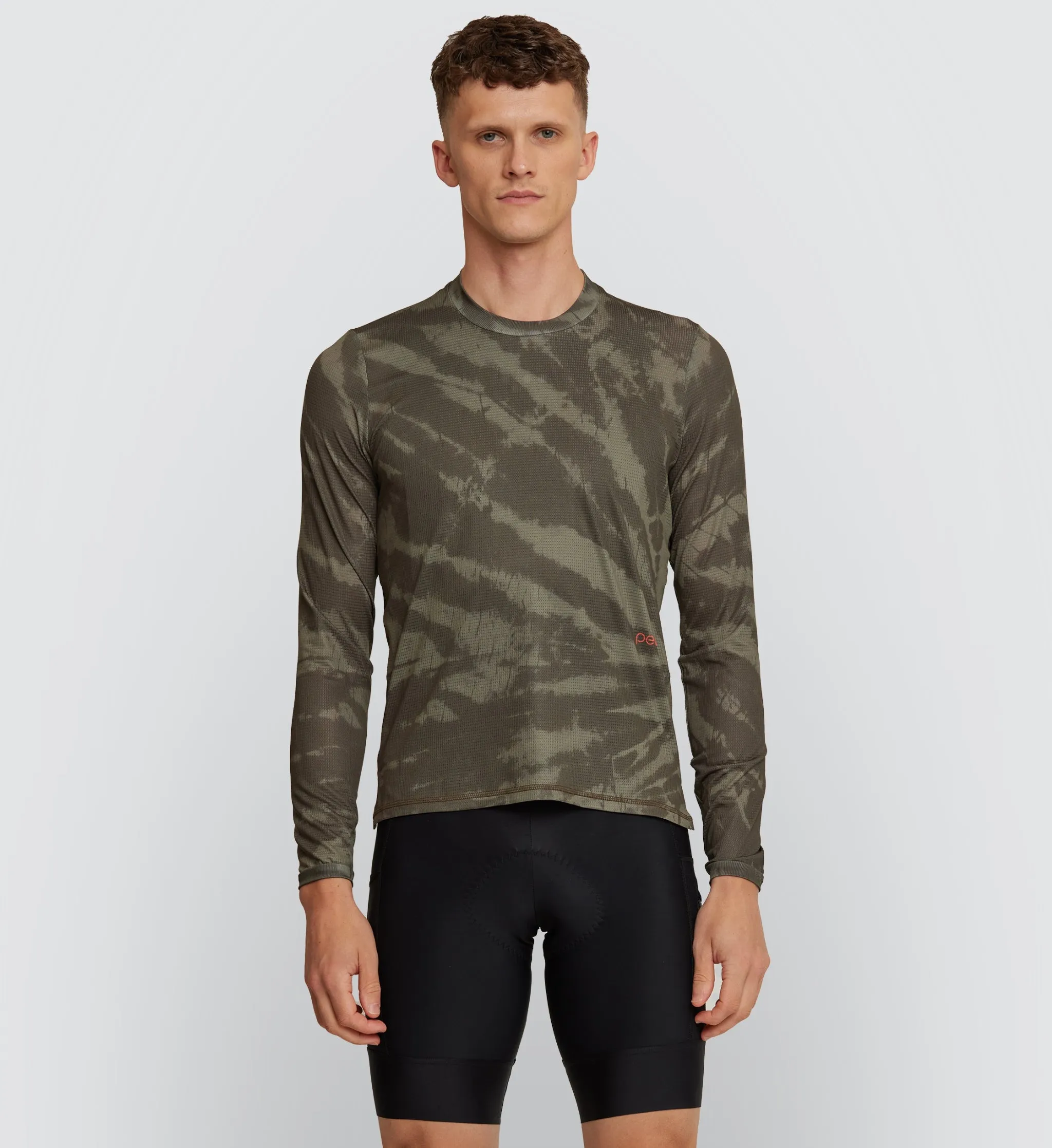 Off Grid / Gravel Tech LS Tee - Khaki Dye