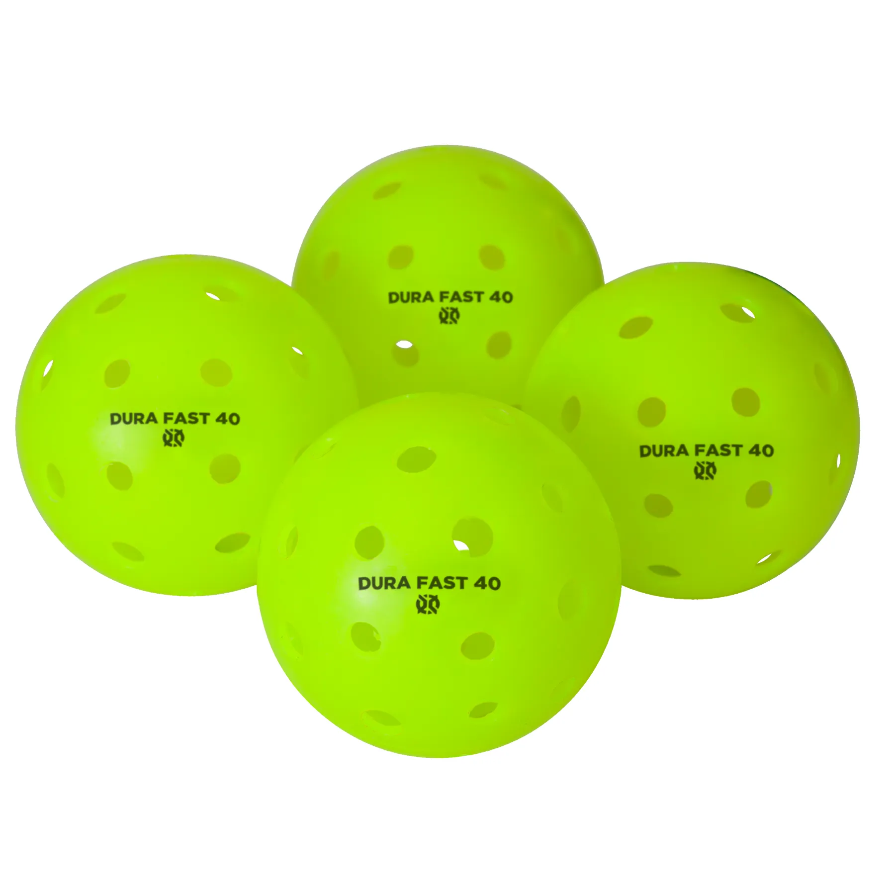 Onix Dura Fast 40 Pickleball Balls - 100 Pack Neon Green