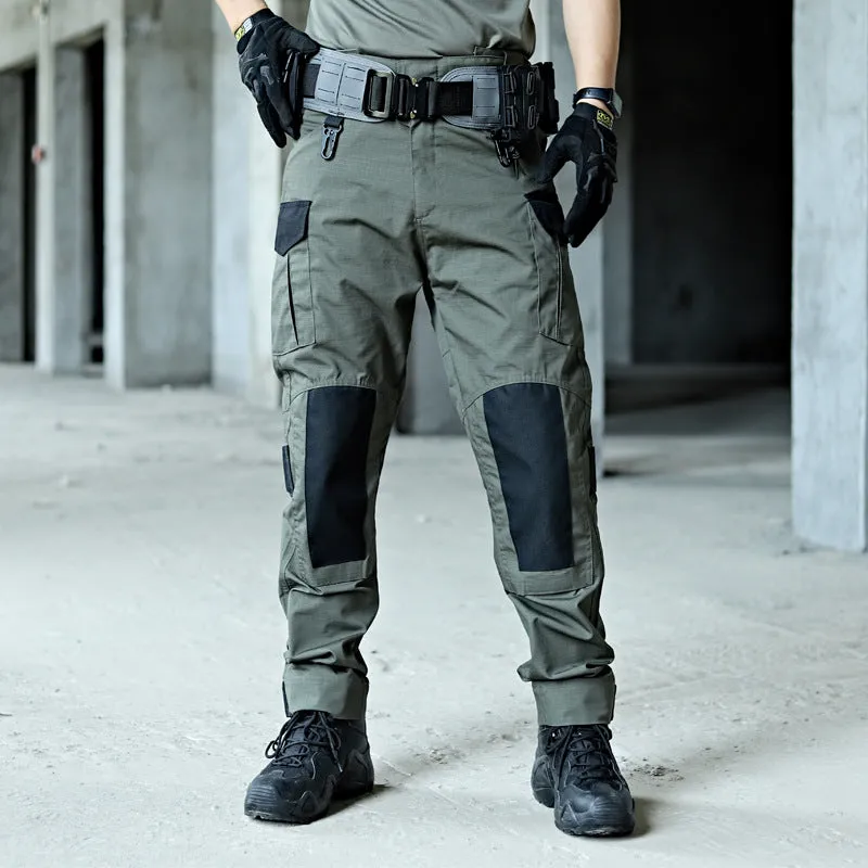 Outdoor CP Training Wear Resistant Split Joint Loose Men's Pants