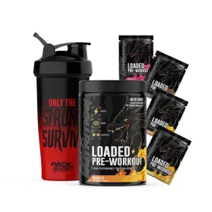PACK NUTRITION LOADED PRE-WORKOUT 40/20 SERVES   SHAKER