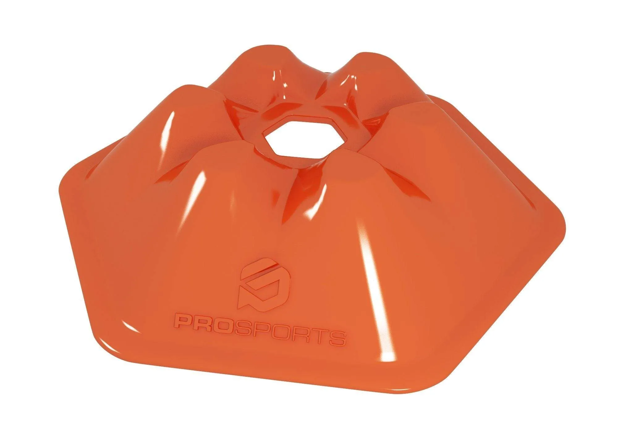 Pack of 10 Hexagonal Cones - Ideal for Marking the Training Field
