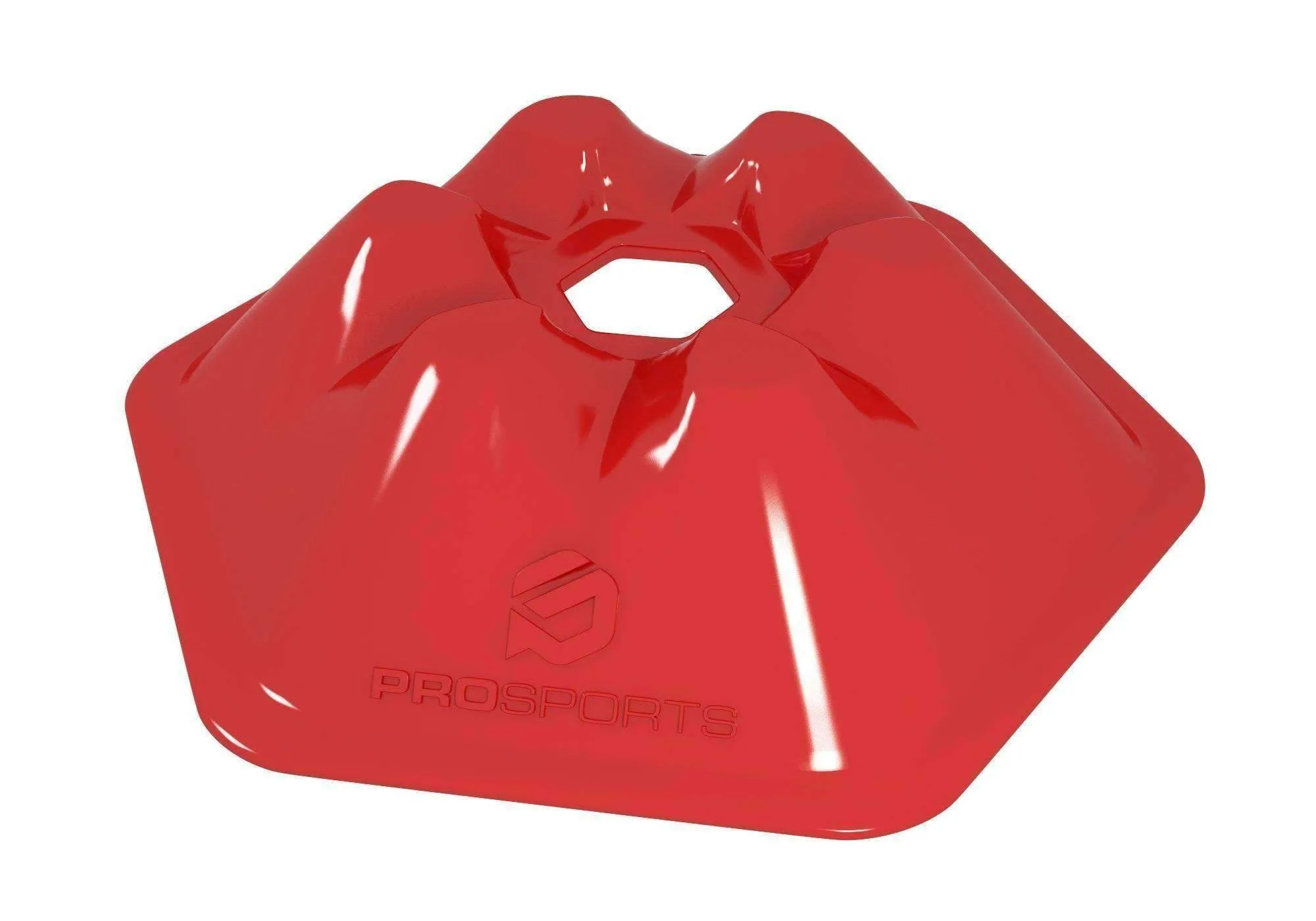 Pack of 10 Hexagonal Cones - Ideal for Marking the Training Field