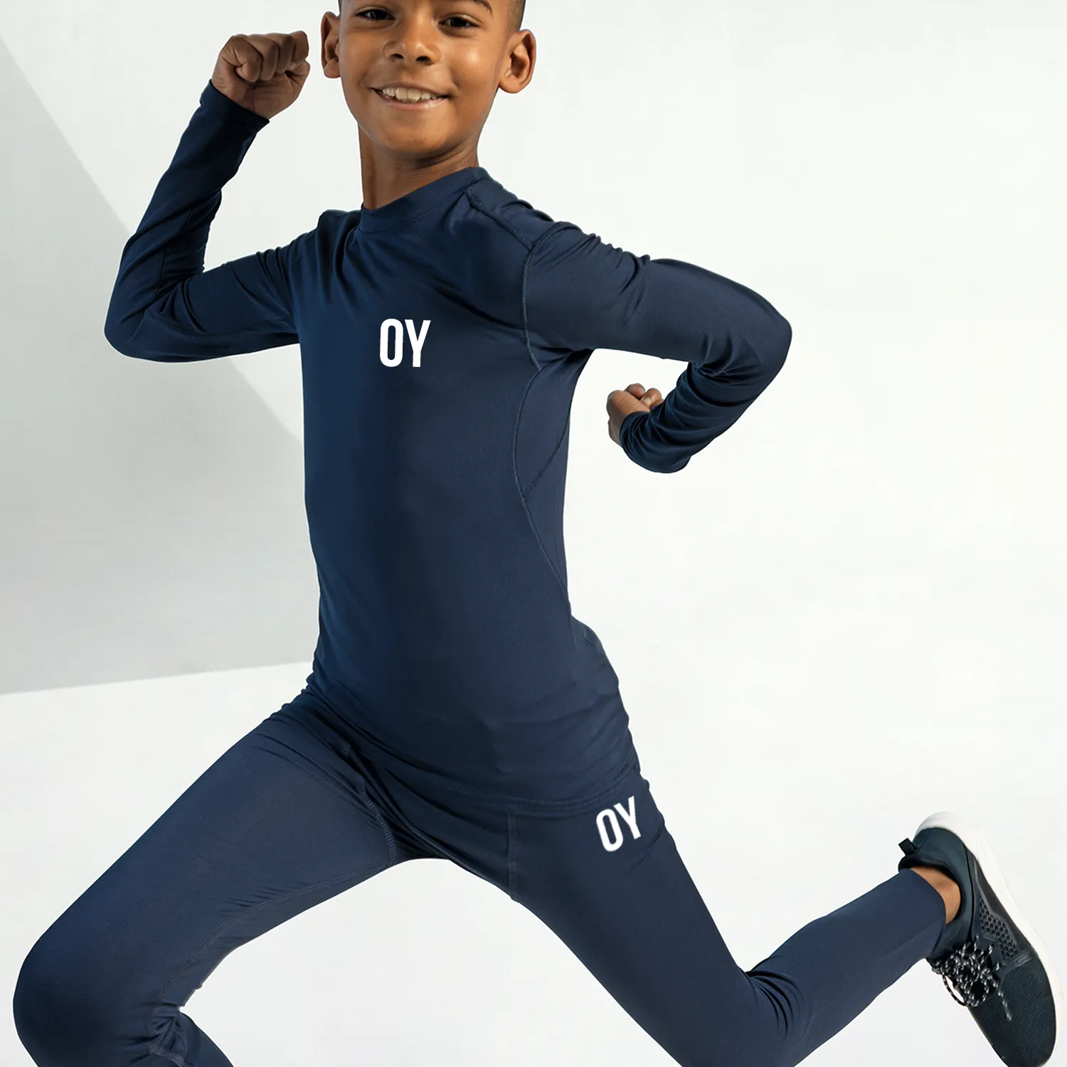 Personalised Sports Under Base Layer Layers - Navy or Black
