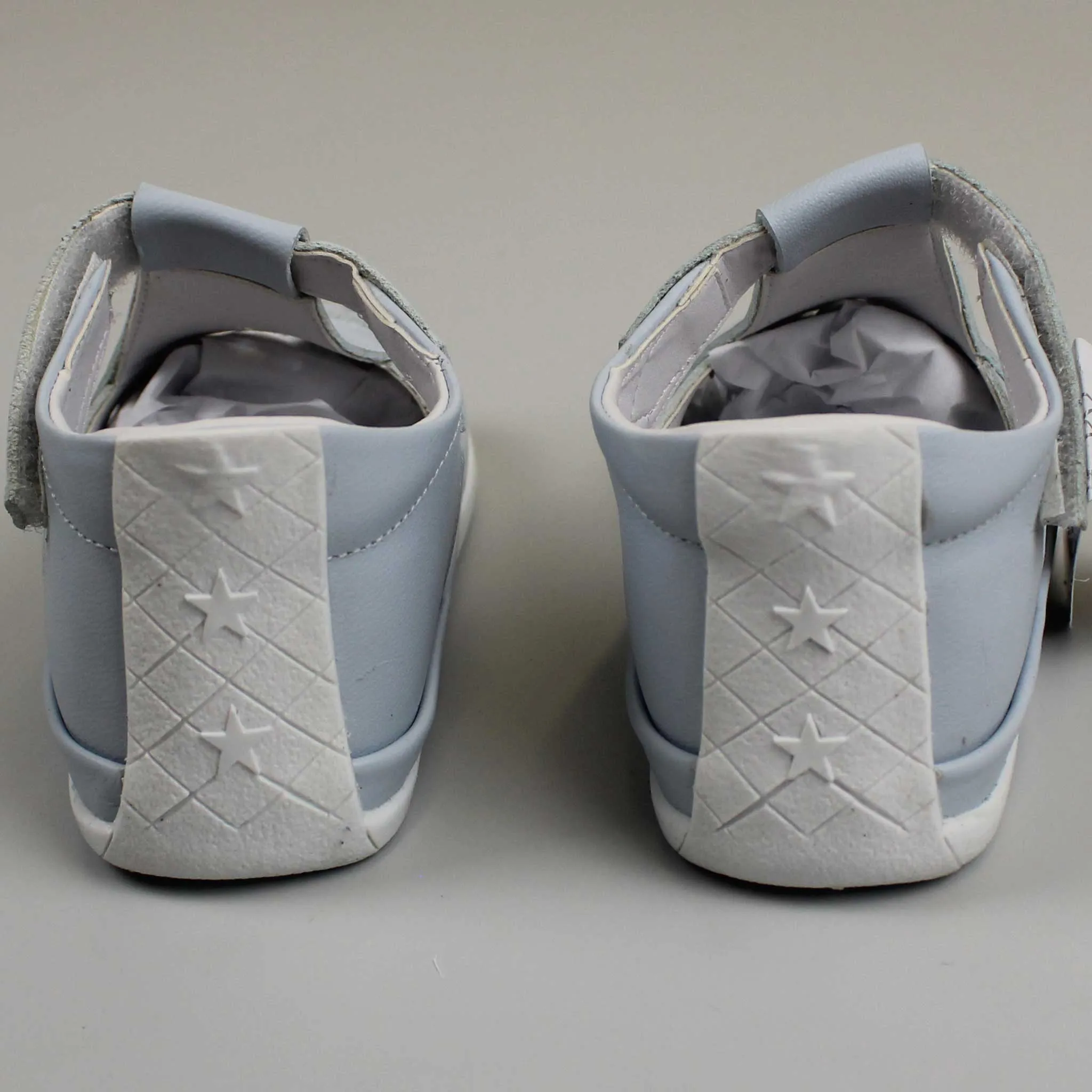 Pex Finlay First Walker Sandals - Hard Sole Blue Leather