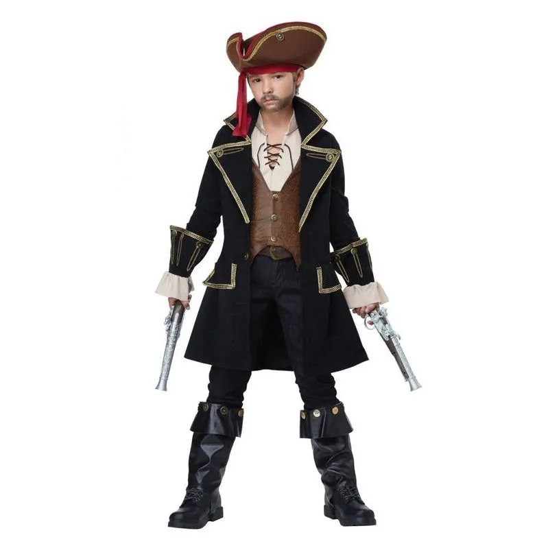 Pirate Captain Deluxe Boys Costume