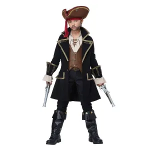Pirate Captain Deluxe Boys Costume