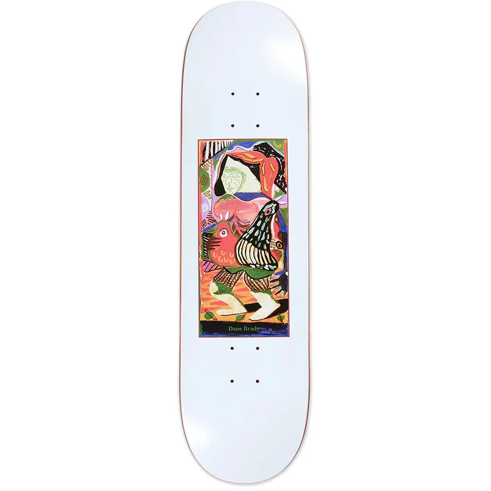 Polar Skate Co Dane Brady Pigeons White Deck 8.375"