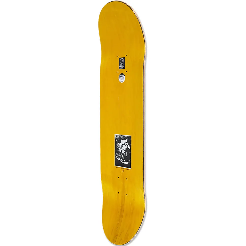 Polar Skate Co David Stenström Tape and Panther White Skateboard Deck 8.75"