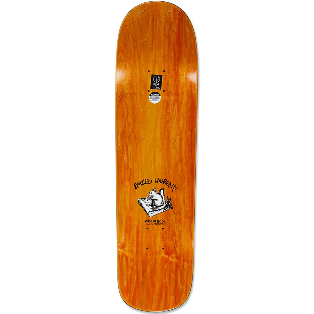 Polar Skate Co Emile Laurent Burnside 2084 P8 Skateboard Deck 8.8"