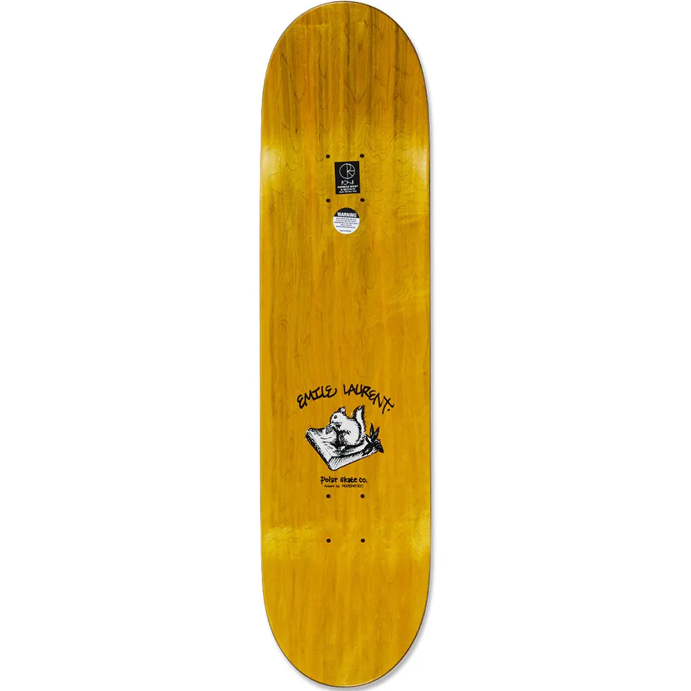 Polar Skate Co Emile Laurent Burnside 2084 Skateboard Deck 8.125" Short
