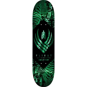 Powell Peralta - Skeleton Teal Foil Flight 8.13 Skateboard Deck