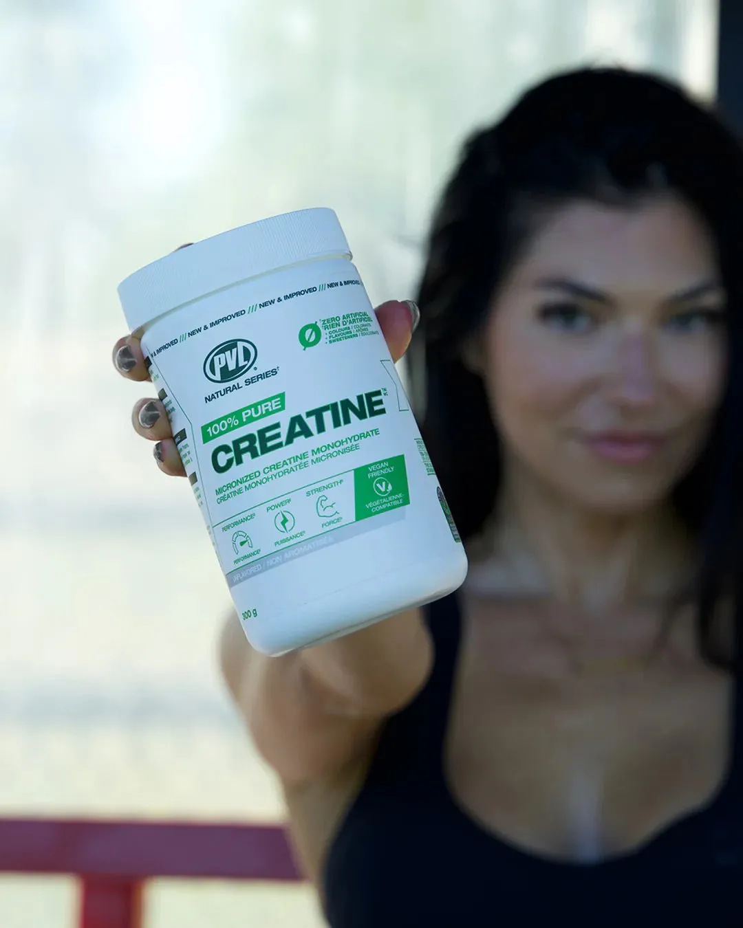 PVL Pure Creatine Monohydrate, 300 Grams, Unflavoured