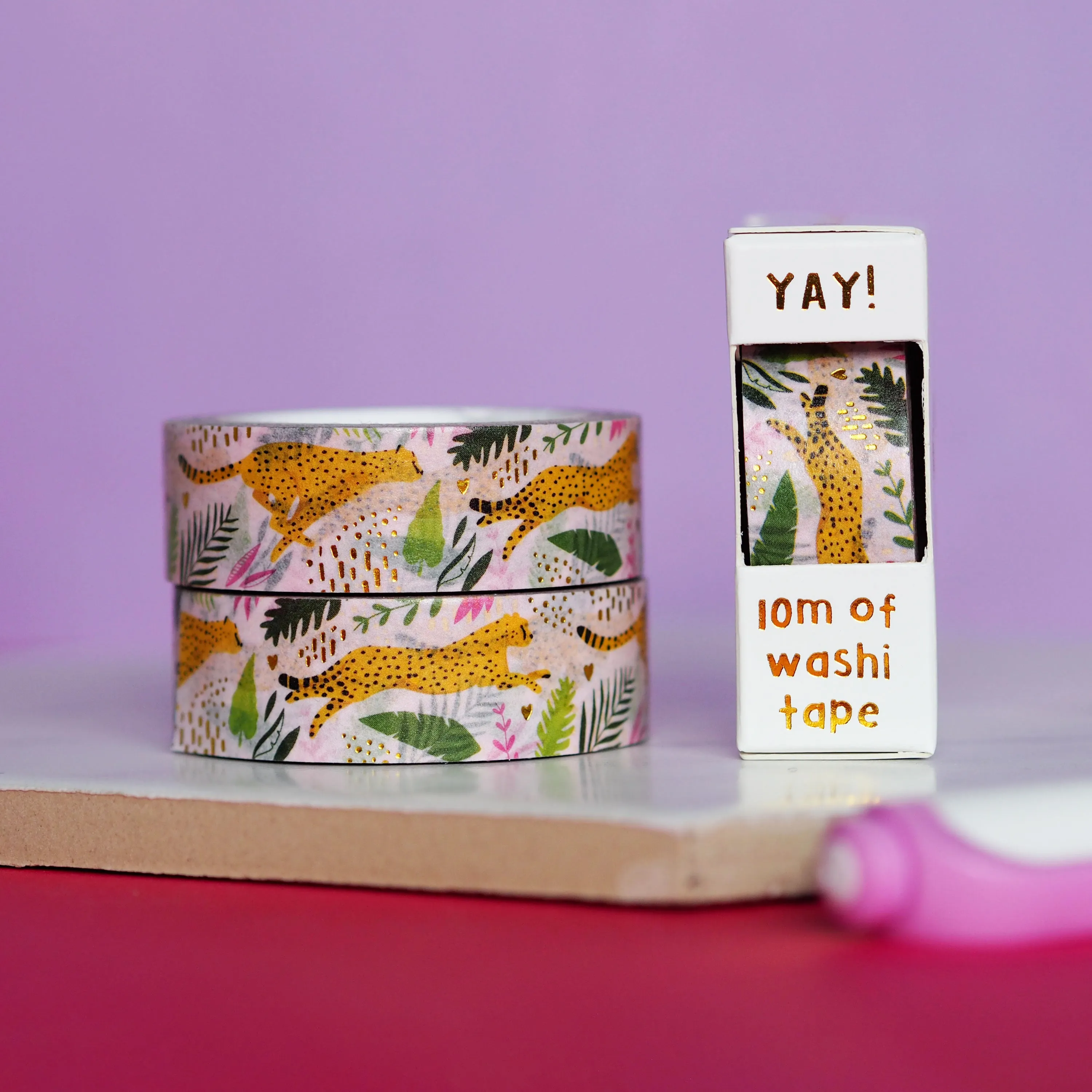 Racing Cheetahs Washi Tape