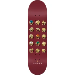 Real Ishod Wair Jeweler Twin Tail Skateboard Deck 8"