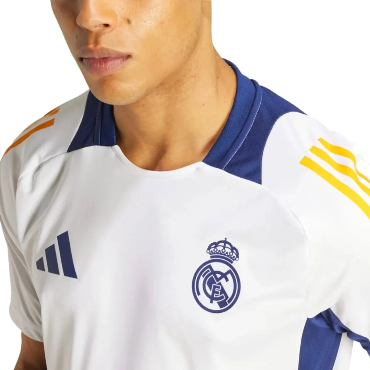 Real Madrid white/blue players training Soccer set 2024/25 - Adidas