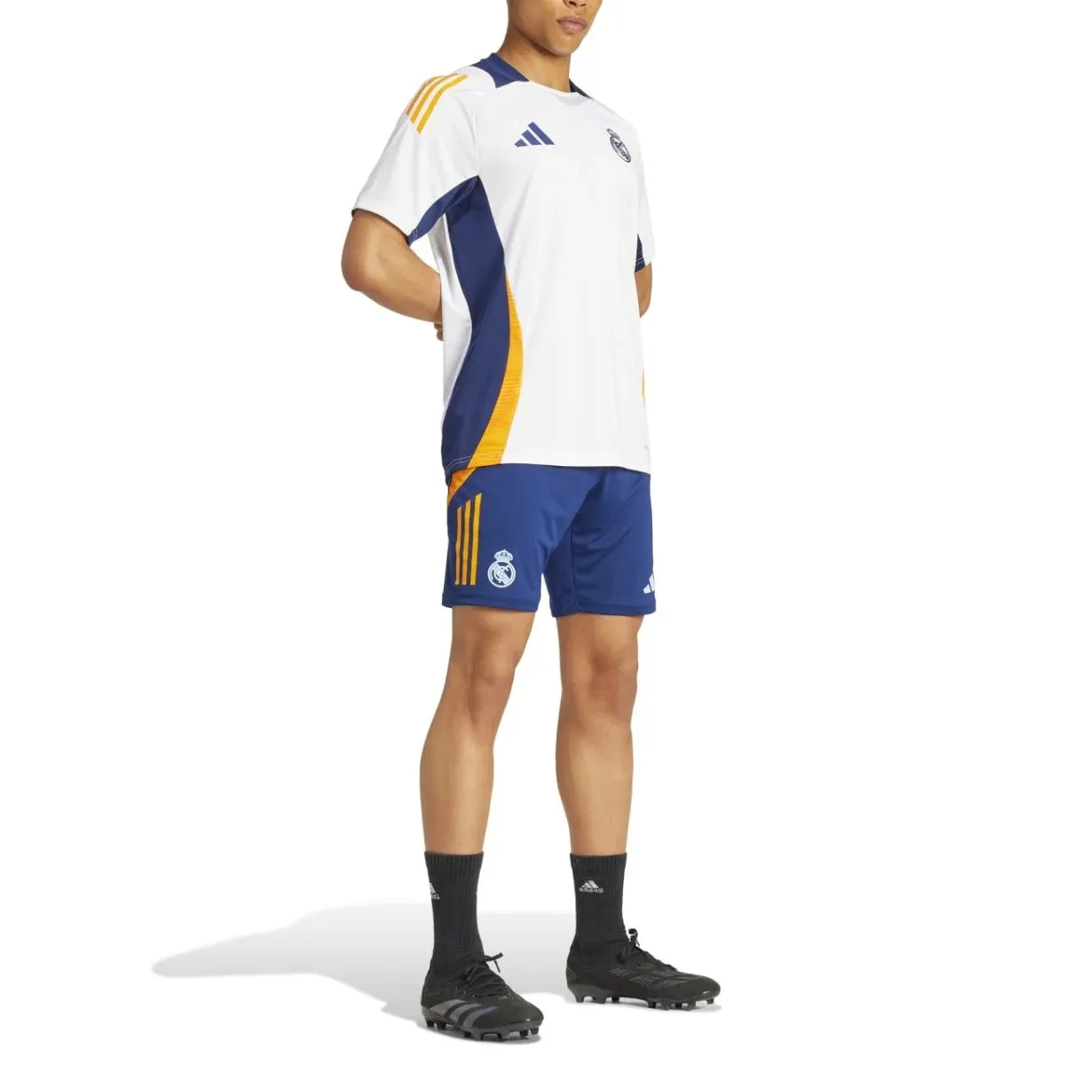 Real Madrid white/blue players training Soccer set 2024/25 - Adidas